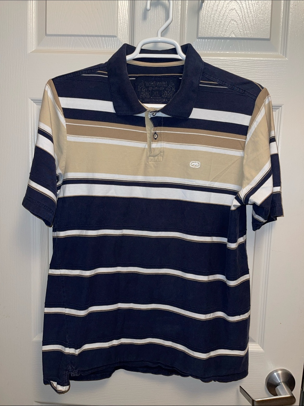 Ecko Unltd Men's Striped Polo Shirt - Classic